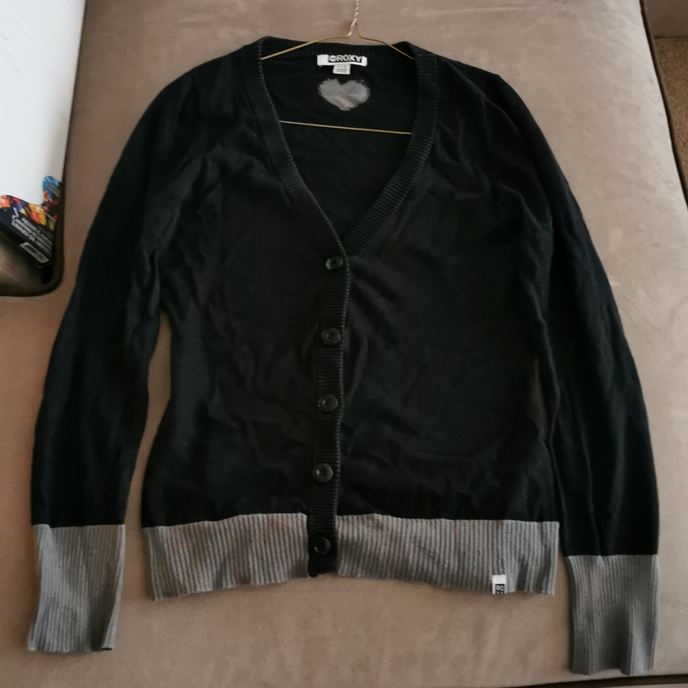 Roxy button up sweater
